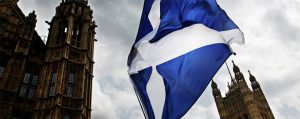 Scottish Flag in Scotland